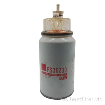 Toda la venta del filtro de combustible del motor diesel de la excavadora FS36230